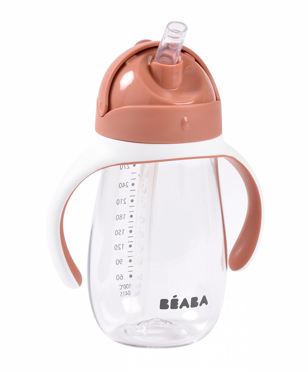 Beaba Hrnek s brčkem 300ml Terracotta