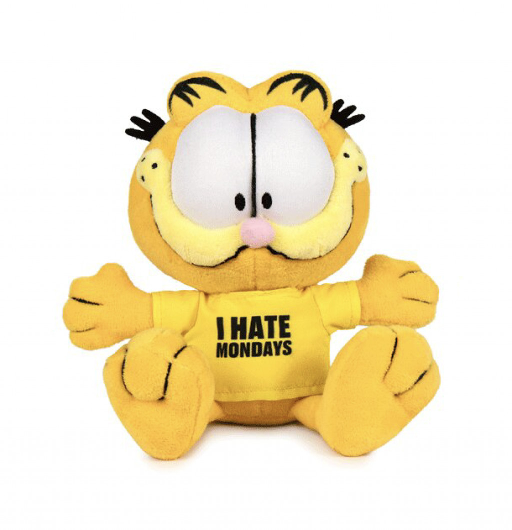 Aurora Plyšový Garfield - I Hate Mondays - Garfield - 20 cm