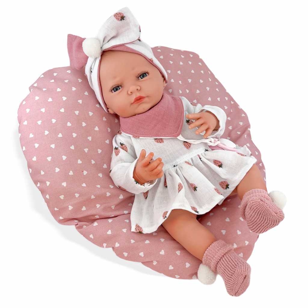 Berjuan Panenka miminko Newborn Special Boutique Doll s příslušenstvím 45cm new