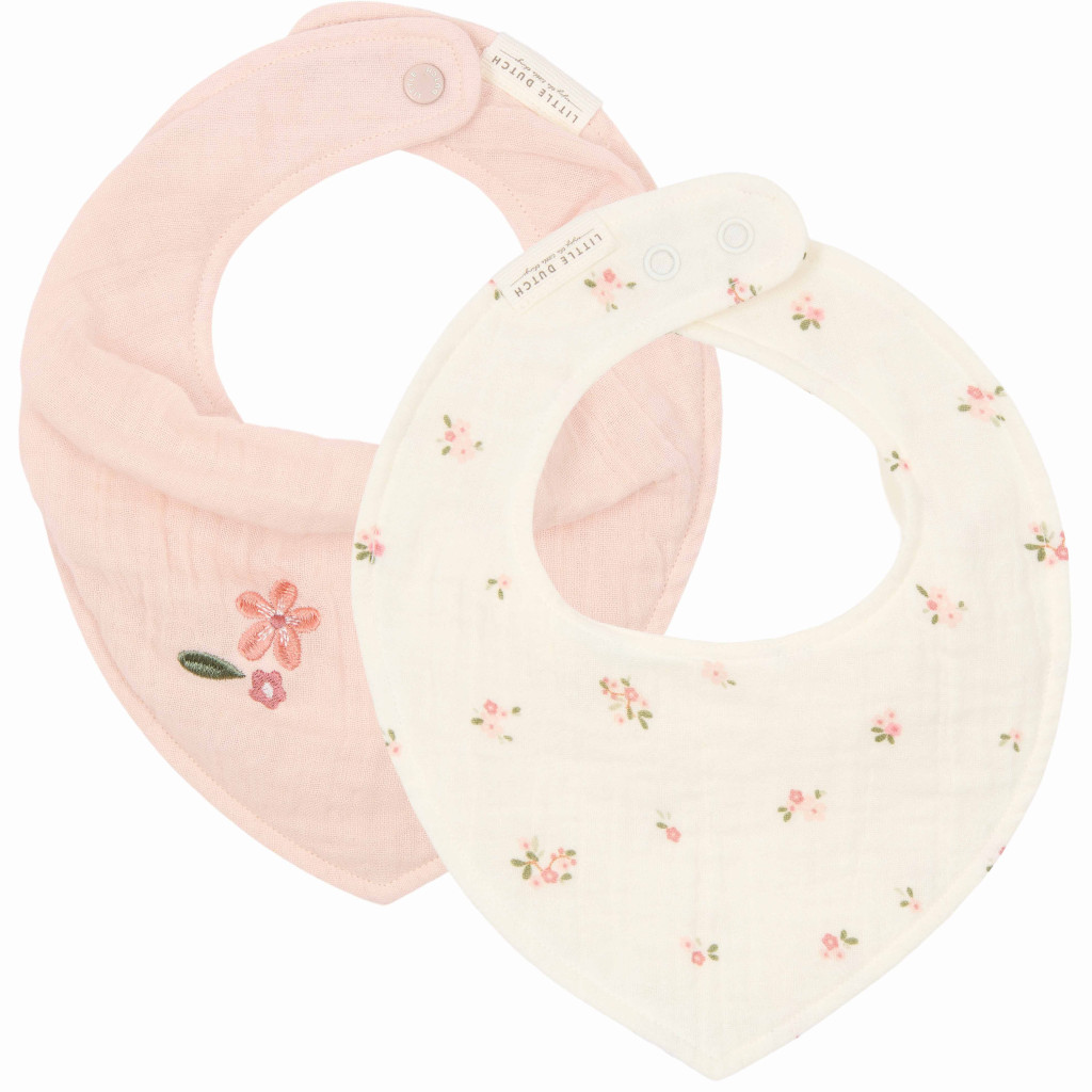 Little Dutch Bryndáček bandana Fairy Blossom & Blossom 2 ks