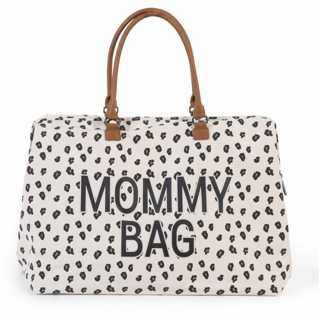 Childhome Přebalovací taška Mommy Bag Canvas Leopard