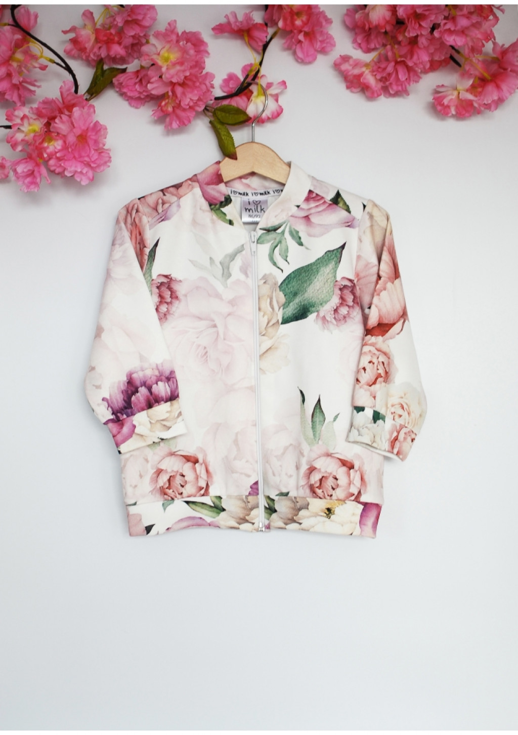 I love milk Bunda rose print