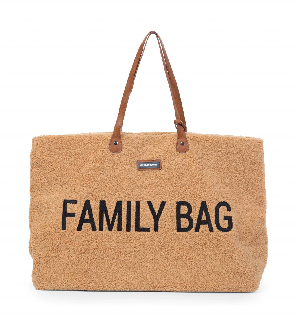 Childhome Cestovní taška Family Bag Teddy Beige