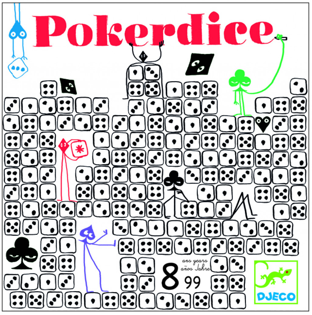 DJECO Spoločenská hra Pokerdice