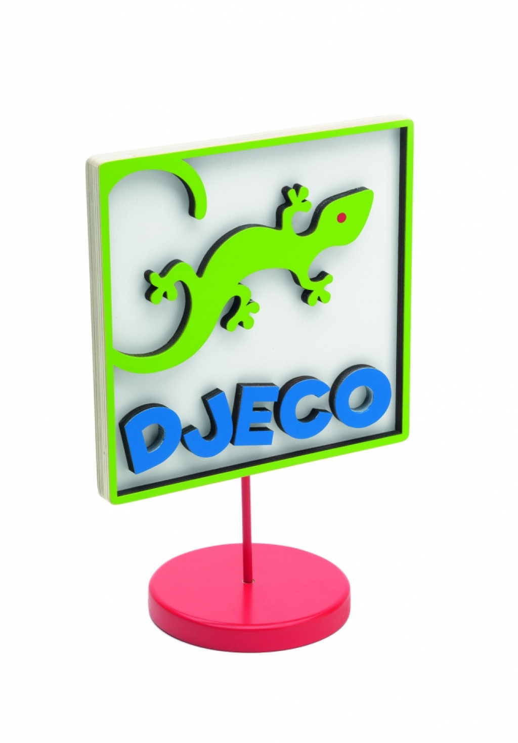 DJECO Drevené logo Djeco