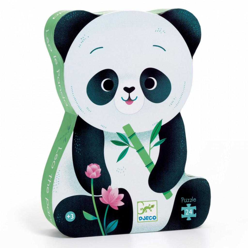 DJECO Siluetové puzzle: Panda Leo