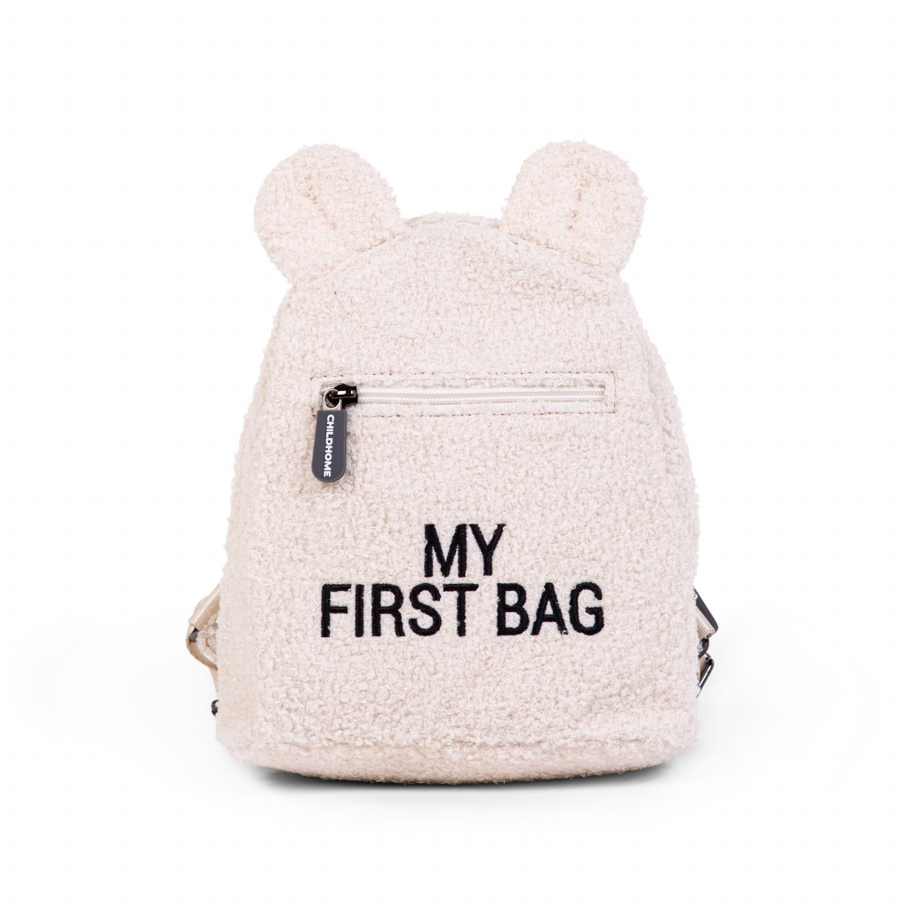 Childhome Dětský batoh My First Bag Teddy Off White