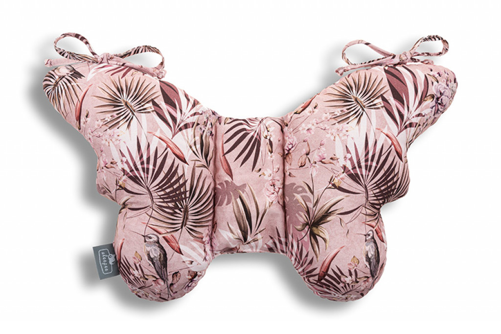 Sleepee Stabilizační polštářek Sleepee Butterfly pillow Jungle Powder Pink