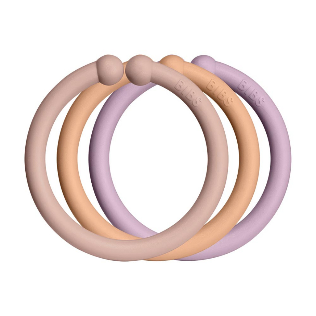 BIBS Loops kroužky 12ks (Blush / Peach / Dusky Lilac)