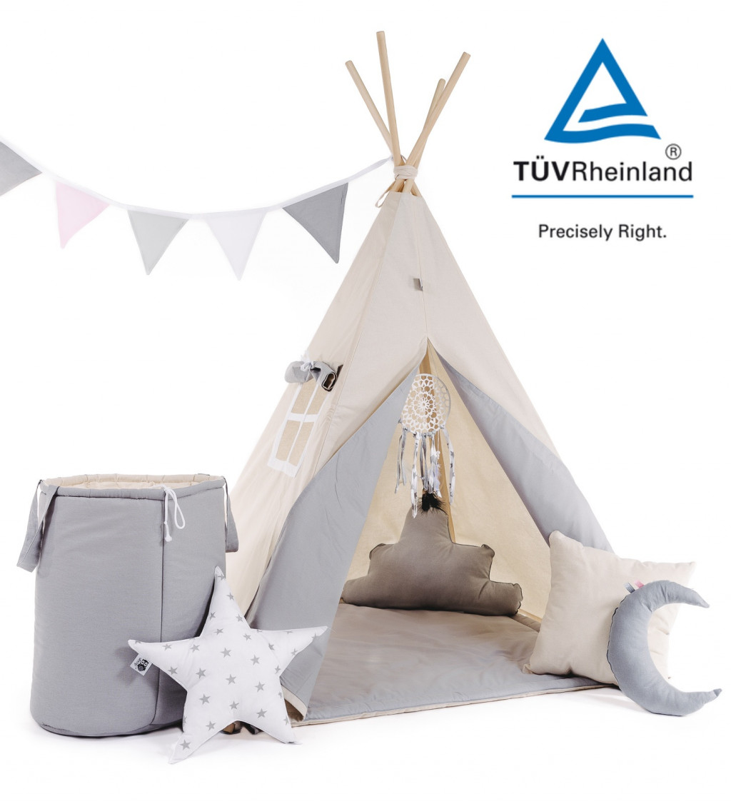 Elis design Teepee stan set béžový varianta: premium