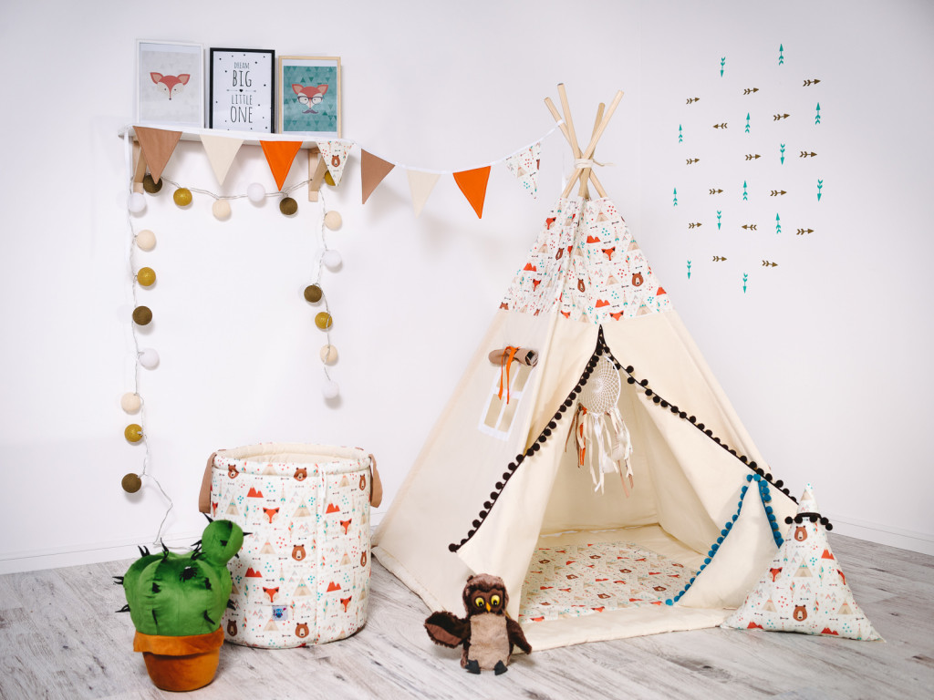 Elis design Teepee stan set Môj priateľ myšiak varianta: standard