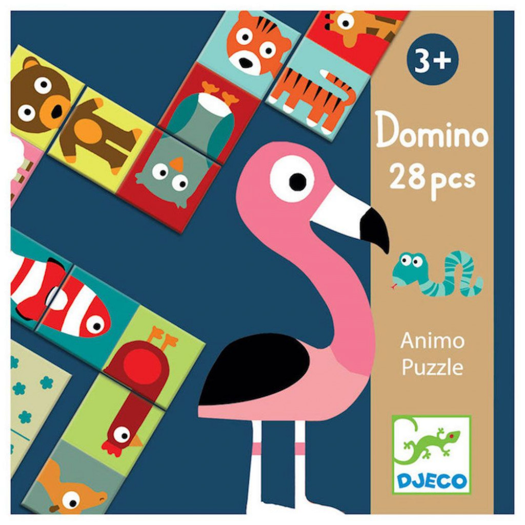 DJECO Domino puzzle: Zvieratká