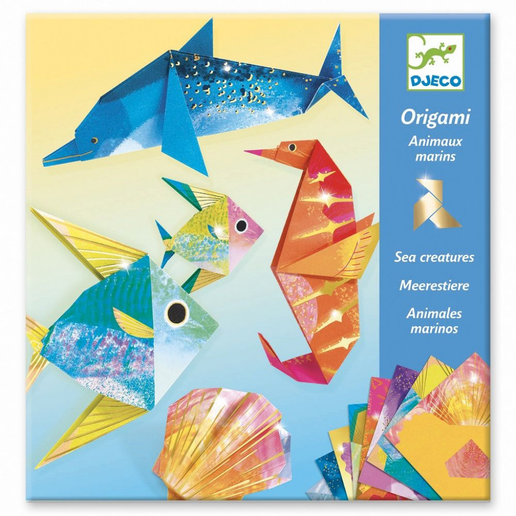 DJECO Origami: Morské tvory