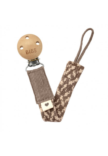 Paci Braid klip na dudlík (Sand / Ivory)