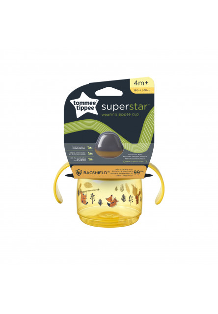 Netekoucí hrnek Superstar 190ml 4m+ Yellow