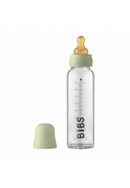 BIBS Baby Bottle sklenená fľaša 225ml (Blush)