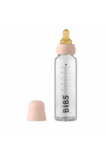 BIBS Baby Bottle sklenená fľaša 225ml (Ivory)