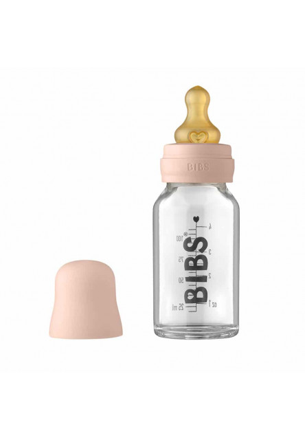 BIBS Baby Bottle sklenená fľaša 110ml (Sage)