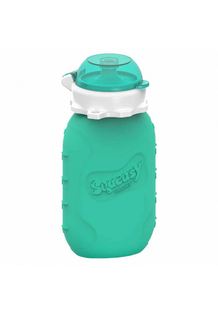 Squeasy Gear silikónová kapsička 180 ml (modrá)