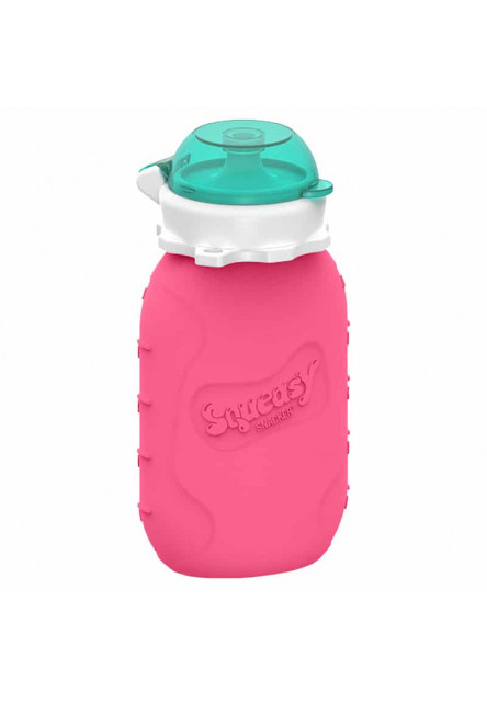 Squeasy Gear silikónová kapsička 180 ml (modrá)