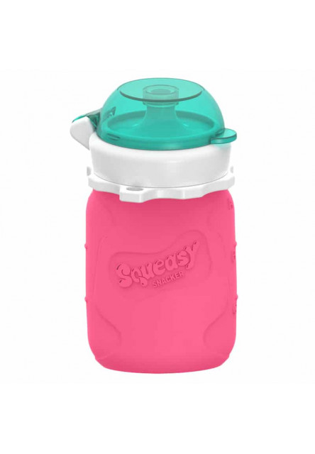 Squeasy Gear silikónová kapsička 104 ml (ružová) Squeasy Gear