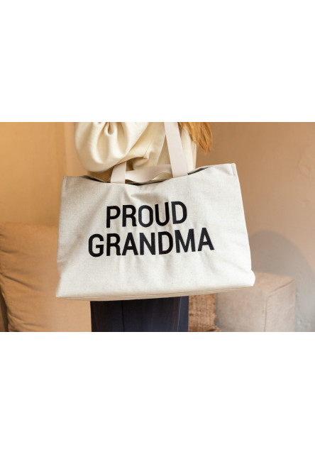 Cestovní taška Grandma Canvas Off White