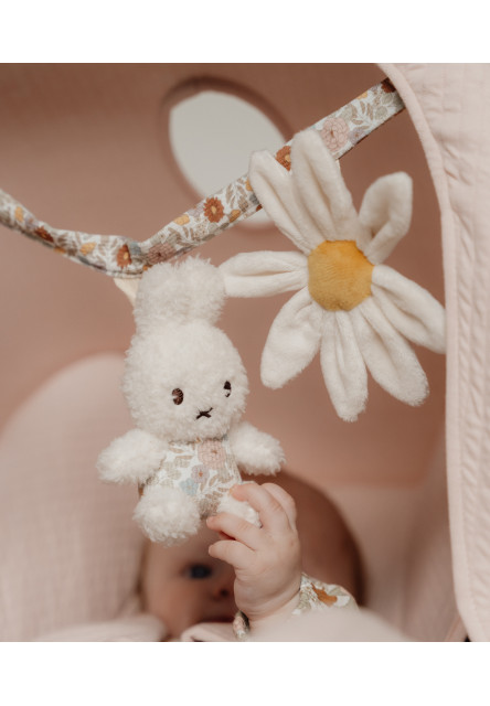 Řetěz na kočárek králíček Miffy Vintage Kytičky