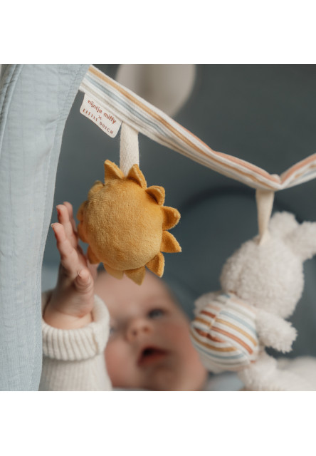 Řetěz na kočárek králíček Miffy Vintage Proužky