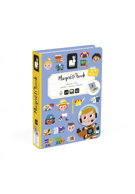 Magnetická kniha skládačka pro děti Povolání Magnetibook