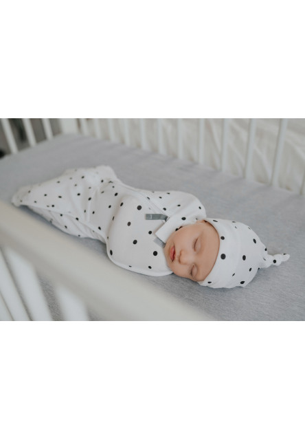 Zavinovačka Sleepee First Step Swaddle s čepičkou zdarma Bohemian Green