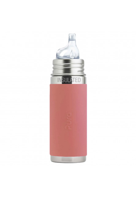 Pura® TERMO fľaša s náustkom 260ml (Rose)