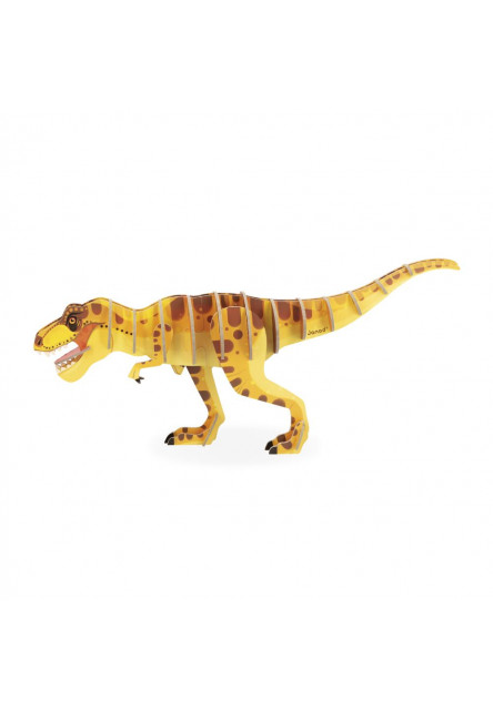 Dřevěné 3D puzzle Dinosaurus T-Rex Dino 27 ks