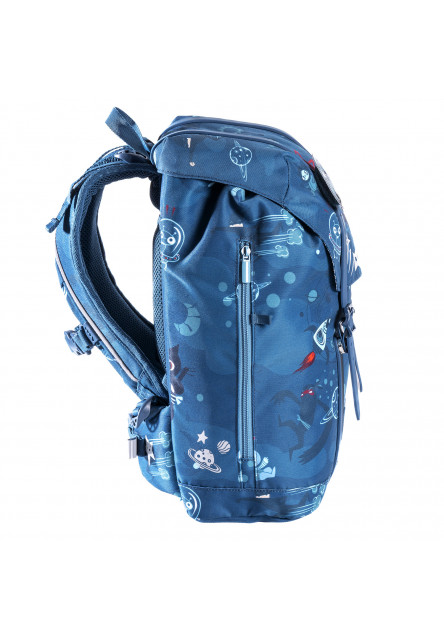 Školní batoh Retro Ninja Blue 22L