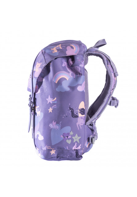 Školní batoh Retro Unicorn Purple 22L