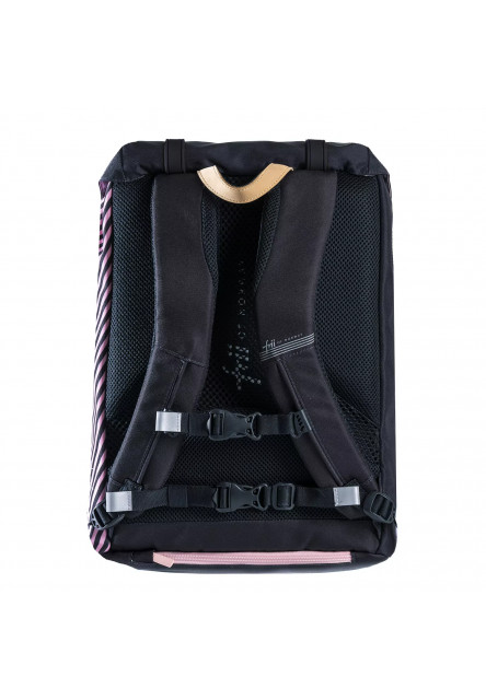 Ergonomický školní batoh 30L Pink Stripe