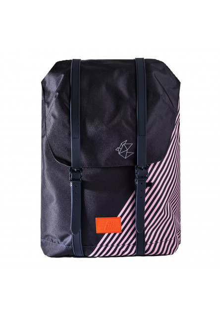 Ergonomický školní batoh 30L Pink Stripe