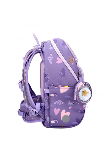 Ergonomická školská taška 22L - Easy Purple Unicorn