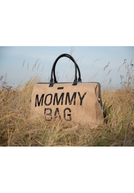 Přebalovací taška Mommy Bag Raffia Look