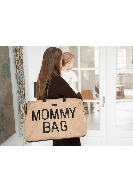 Přebalovací taška Mommy Bag Raffia Look