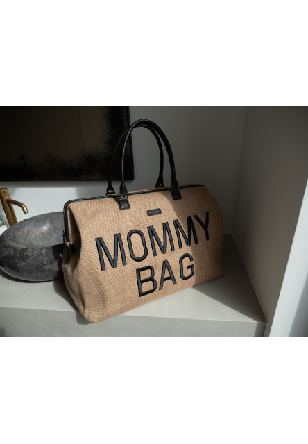 Přebalovací taška Mommy Bag Raffia Look