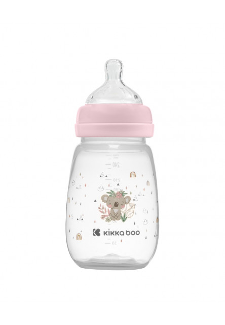 Kojenecká láhev 260ml 3m+ Savanna Pink