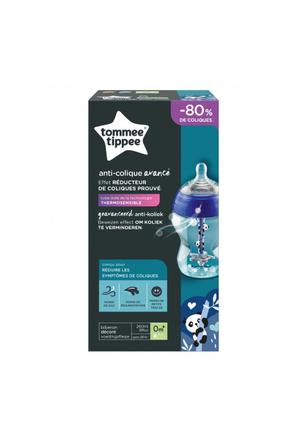 Kojenecká láhev C2N ANTI-COLIC Boy 260ml 0m+