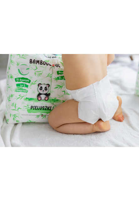 Pleny jednorázové bambus vel. M 6-11 kg 24 ks