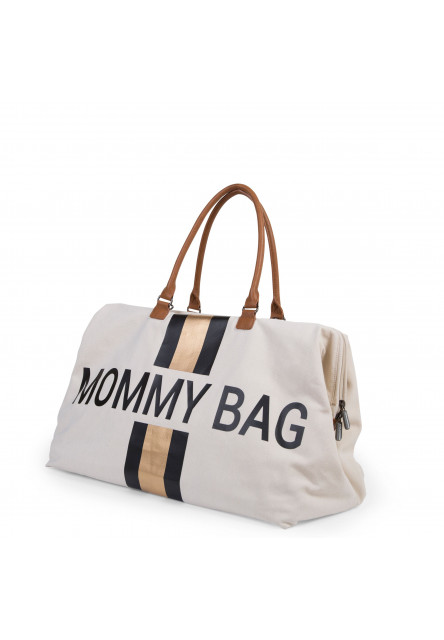 Přebalovací taška Mommy Bag Off White / Black Gold