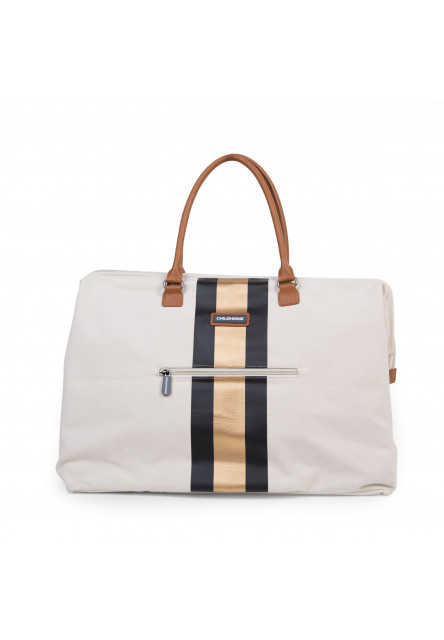 Přebalovací taška Mommy Bag Off White / Black Gold