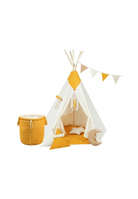 Set teepee stan Slnečná žiara - päťuholník Variant: standard