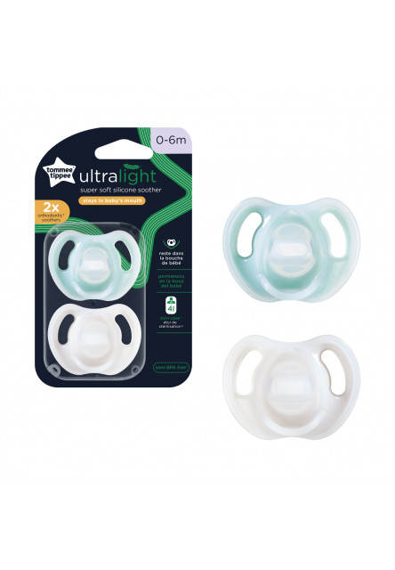 CTN Dudlík Ultra-light 0-6m, 2 ks Tommee Tippee