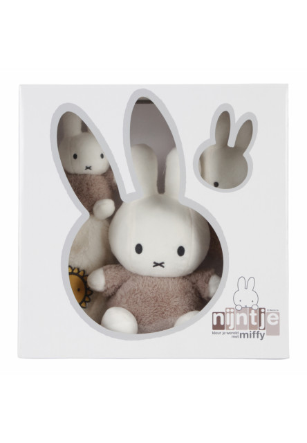 Dárková sada králíček Miffy Fluffy Taupe