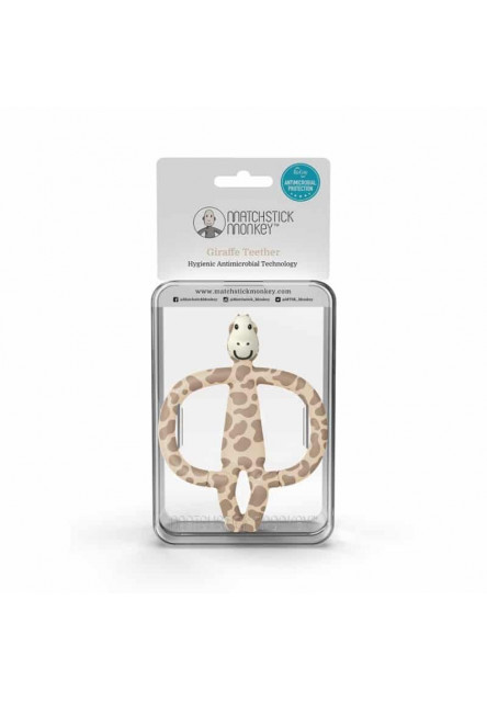 Hryzátko a zubná kefka gigi giraffe teether – žirafa