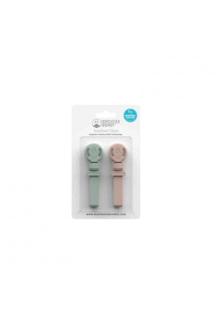 Set klipov mint green/ dusty pink